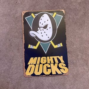 Anaheim mighty ducks street sign